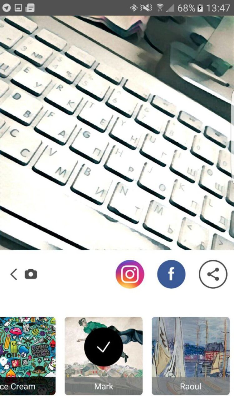 Prisma, наконец, в Google Play. Фото.