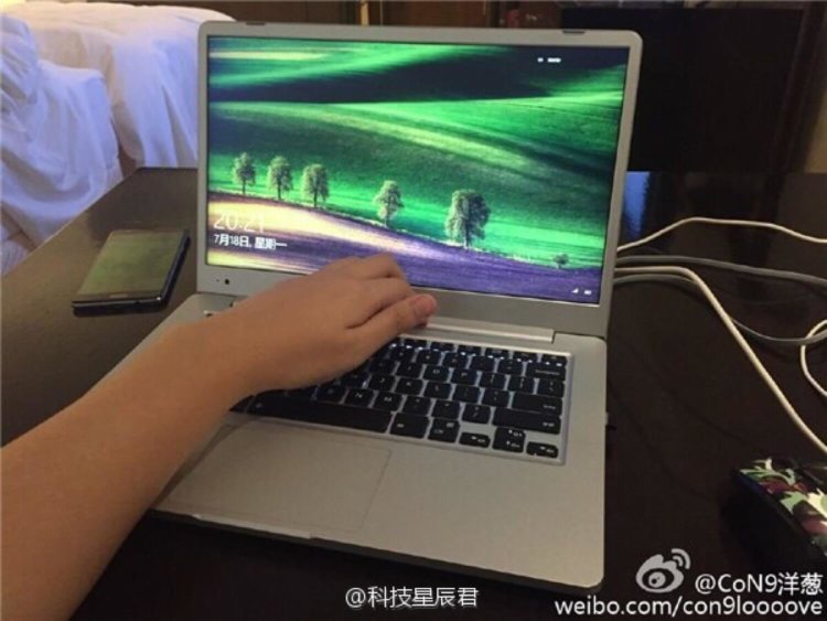 Больше подробностей о ноутбуке Xiaomi. Фото.