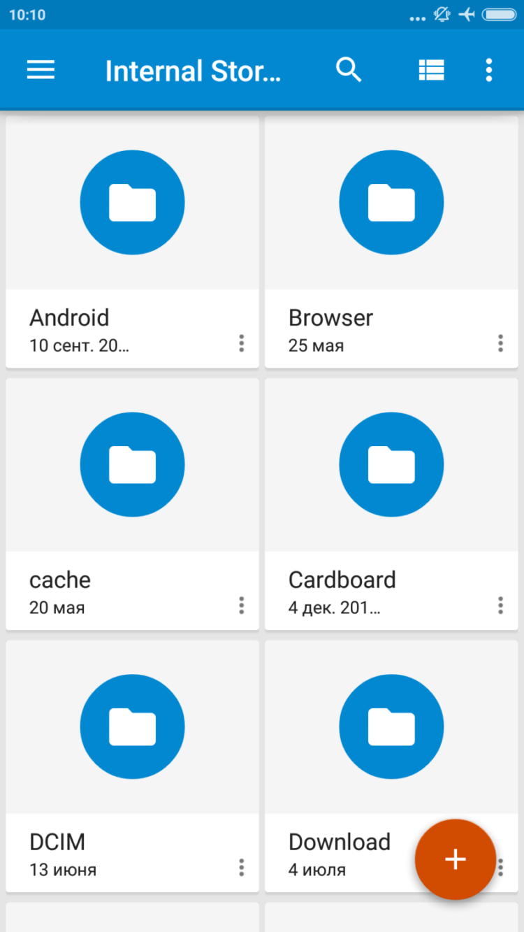 Разработчики написали свой Finder для Android. Фото.