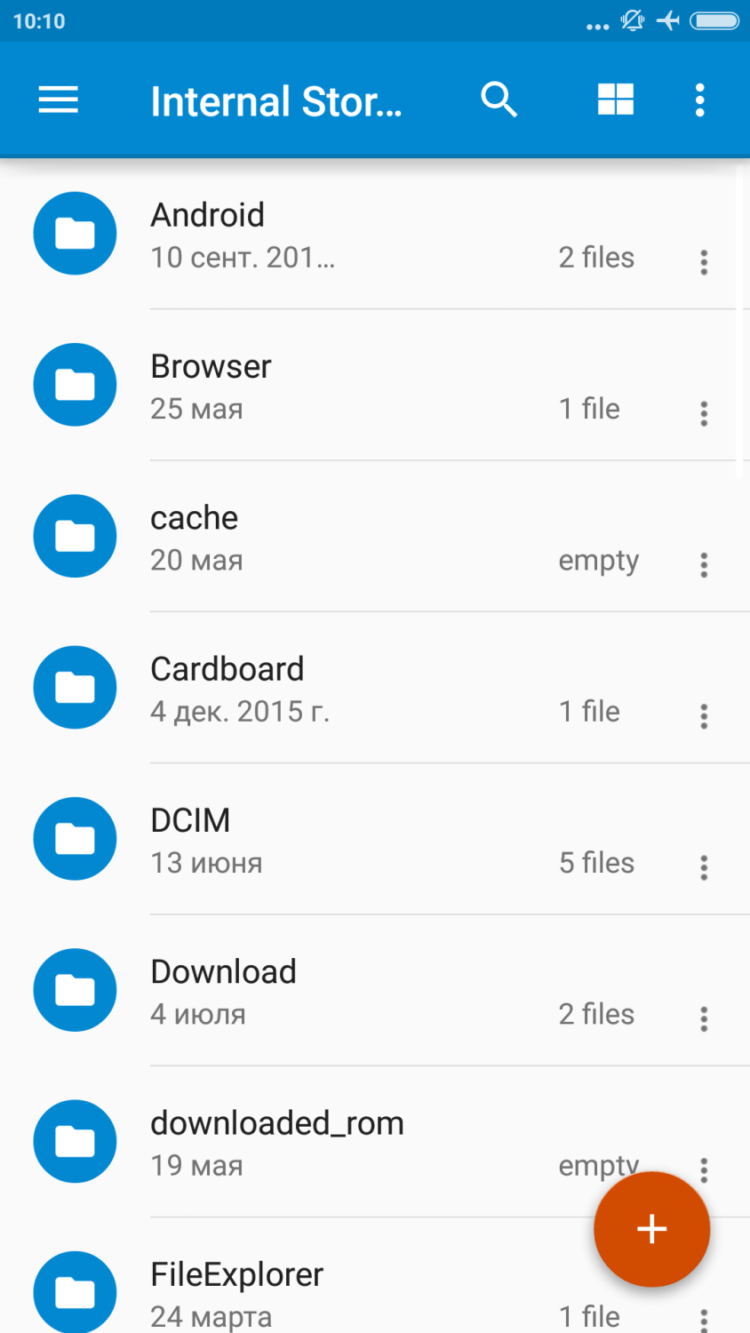 Разработчики написали свой Finder для Android. Фото.