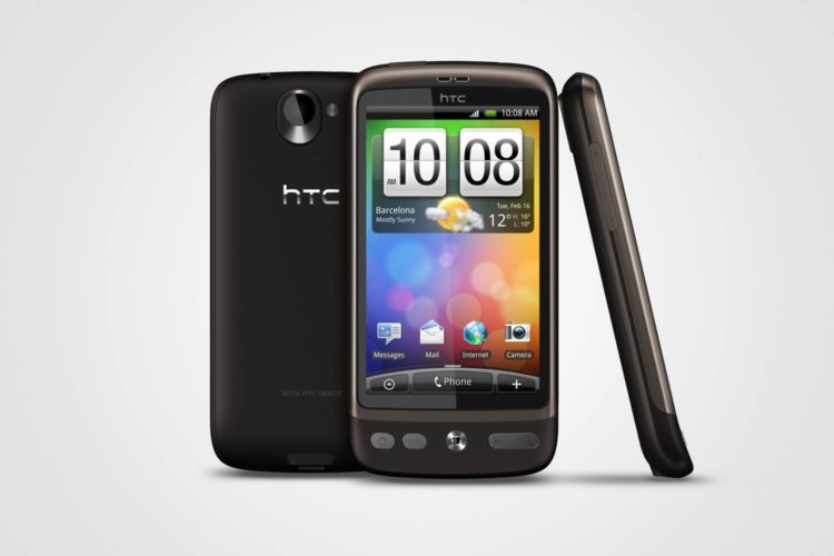 Телефоны-иконы, такие есть у каждой компании. HTC Desire. Фото.