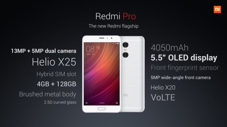 Xiaomi представила Redmi Pro — самый мощный Redmi. Фото.