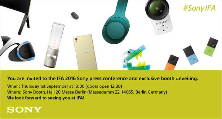 Презентация Sony на IFA 2016 состоится 1 сентября — ждать ли Xperia XR? Презентация Sony на IFA 2016 состоится 1 сентября — ждать ли Xperia XR? Фото.