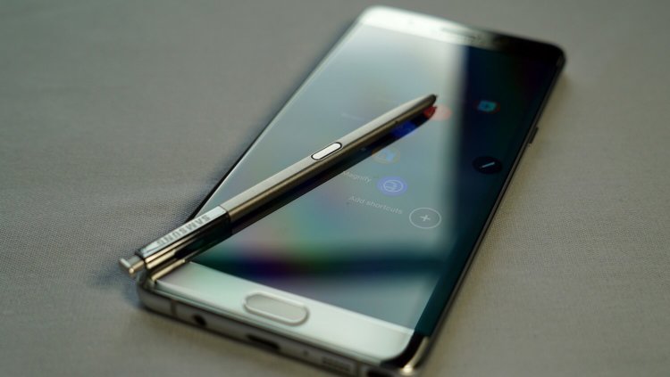 Galaxy Note 7 прошёл испытание бенчмарком. Фото.