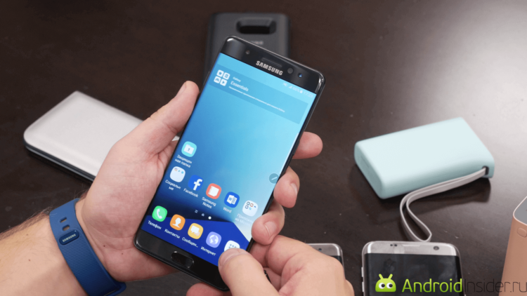 Почему экран Samsung Galaxy Note 7 царапается почти как пластик? Фото.