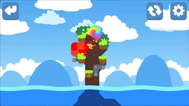 Лучшее в Google Play за последнее время. Snakebird. Лучшее в Google Play за последнее время. Snakebird. Фото.