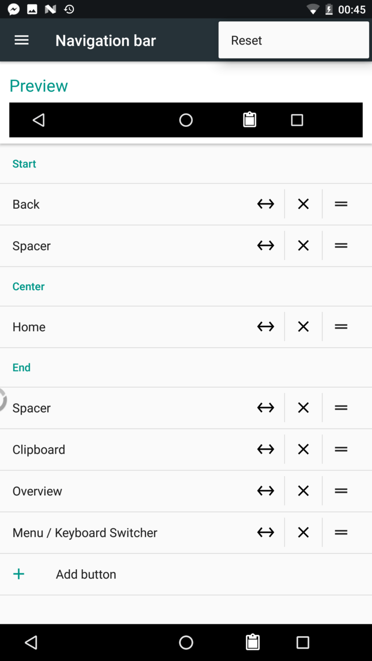 В Android появится возможность кастомизировать панель навигации. Фото.