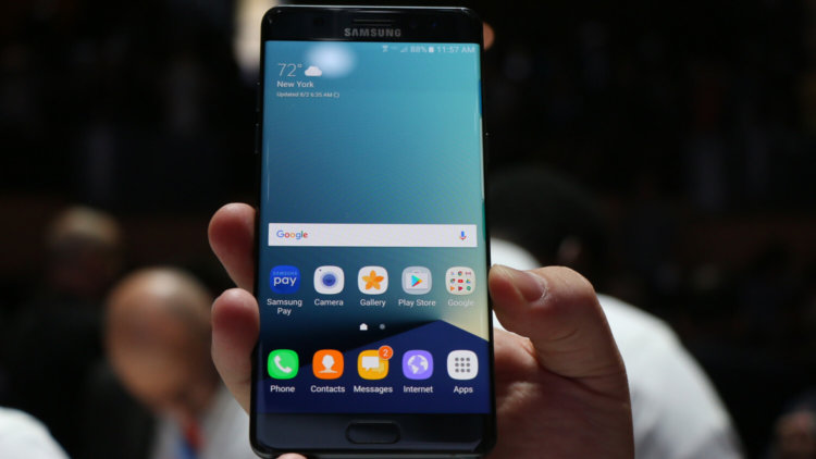 Чего не хватает Samsung Galaxy Note 7. Фото.