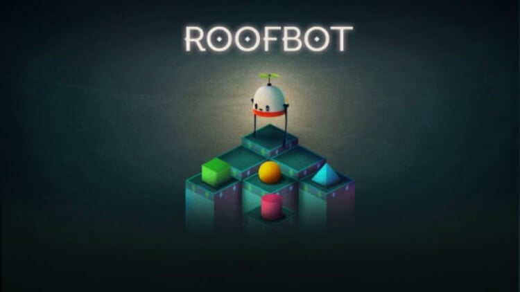 Горячая подборочка лучших игр в Google Play. Roofbot. Фото.