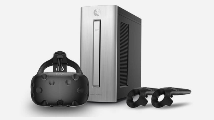 Vive VR — мощный комплект виртуальной реальности от HTC и HP. Vive VR — мощный комплект виртуальной реальности от HTC и HP. Фото.