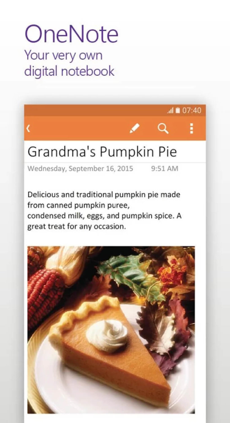 Microsoft добавила в OneNote для Android функции «Отменить» и «Вернуть». Фото.