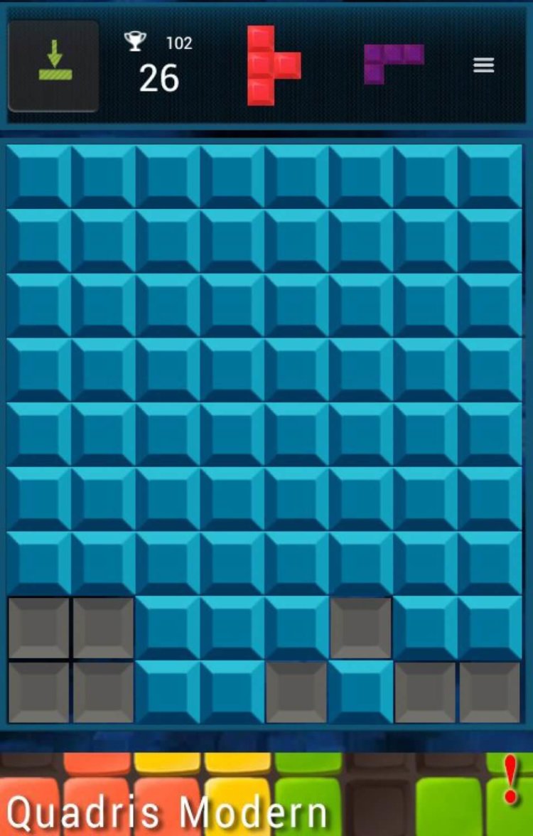 Квадрис Классика — «Тетрис наоборот». Фото.