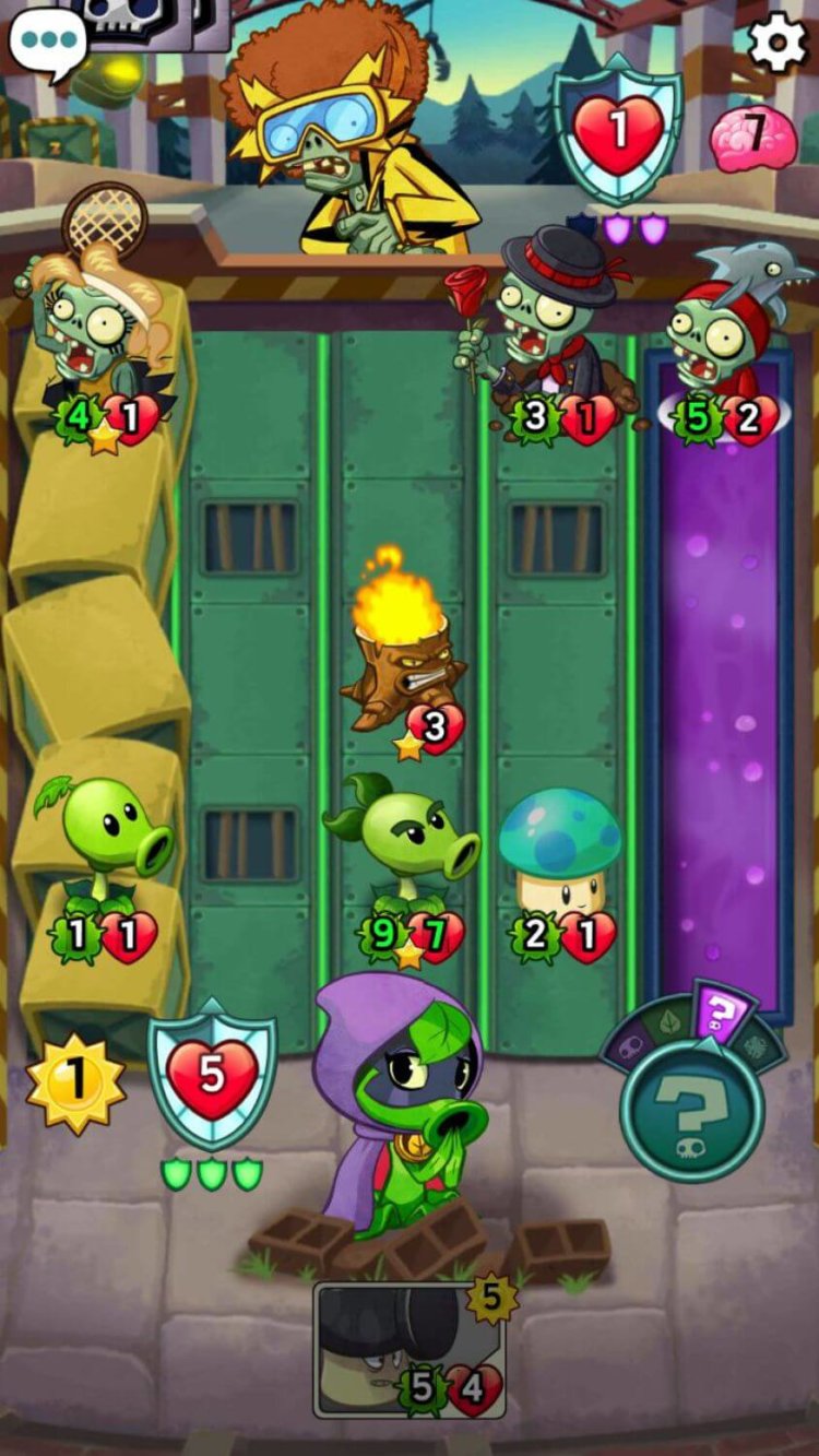 Plants vs. Zombies™ Heroes – возвращение любимых растений в новой форме. Фото.