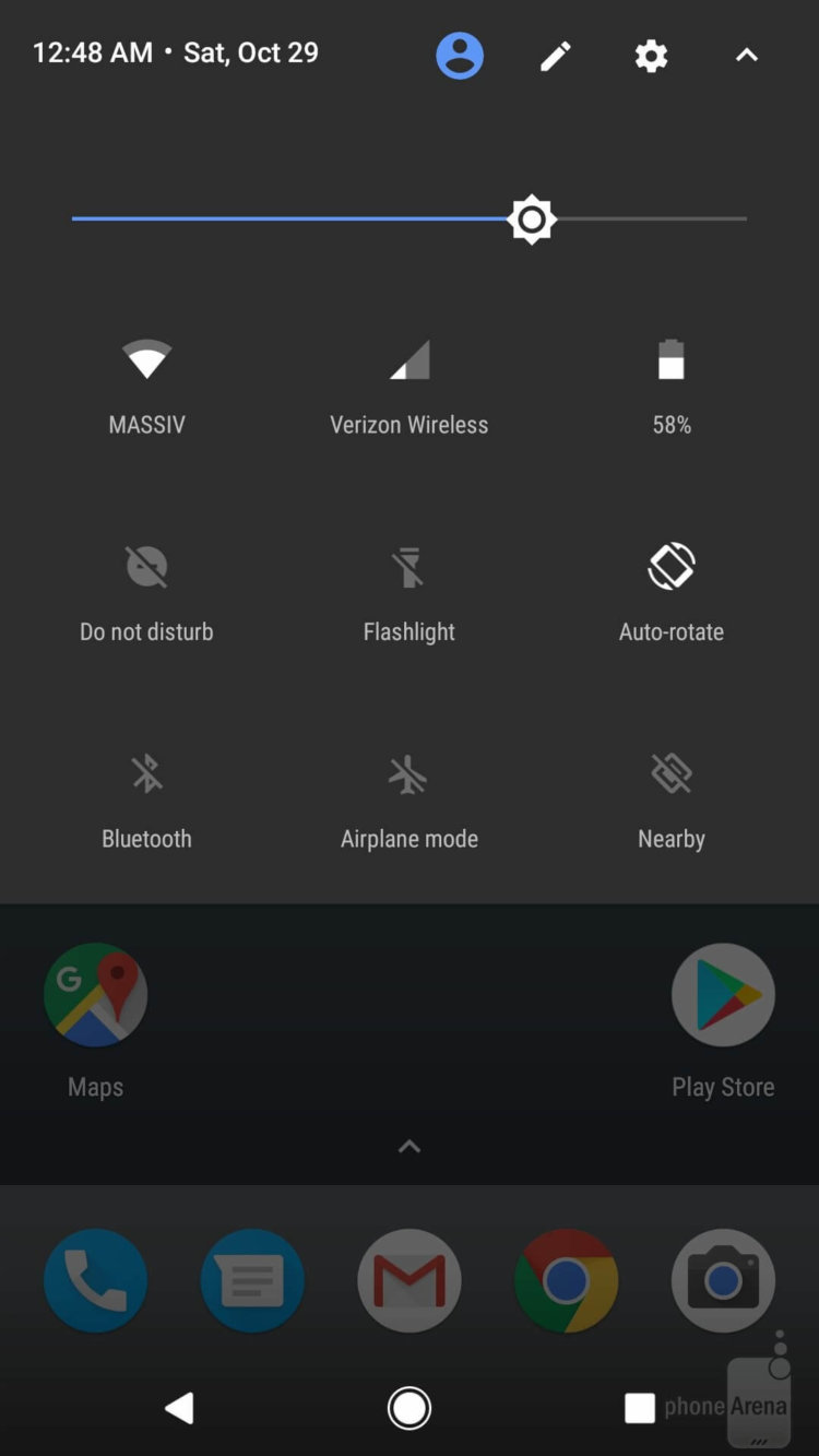 Сравниваем шторки с быстрыми настройками от различных производителей. Google Pixel. Фото.