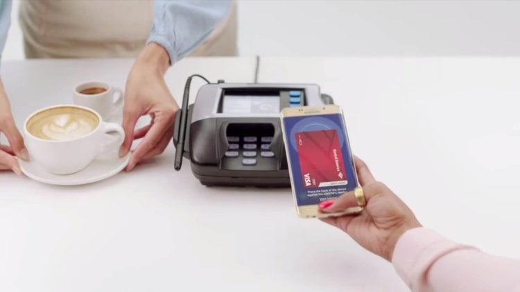 Samsung Pay начал поддержку карт Сбербанка. Фото.