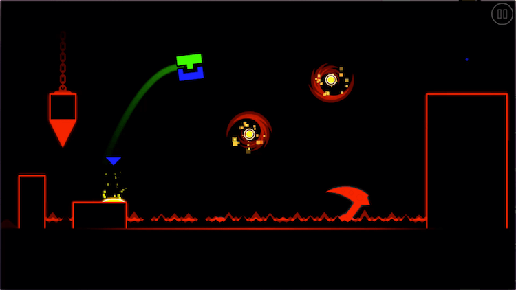 Предновогодняя подборка убойных игр. Geometry Dash World. Фото.