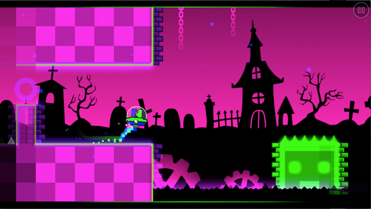 Предновогодняя подборка убойных игр. Geometry Dash World. Фото.