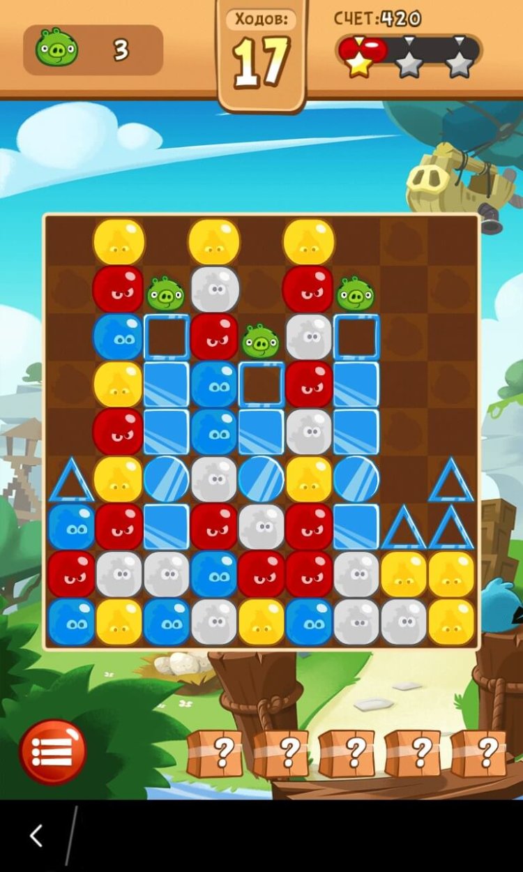 Angry Birds Blast — очередная игра популярной серии. Angry Birds Blast — очередная игра популярной серии. Фото.