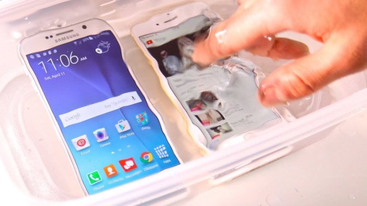 Samsung подтверждает наличие водозащиты в новой линейке Galaxy A. Фото.