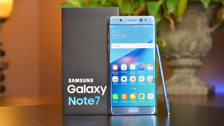 Samsung выяснила, почему взрываются Galaxy Note 7. Фото.