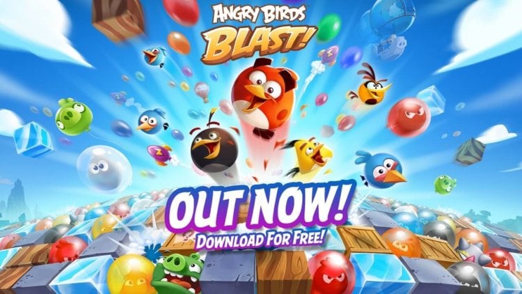 Angry Birds Blast — очередная игра популярной серии. Фото.