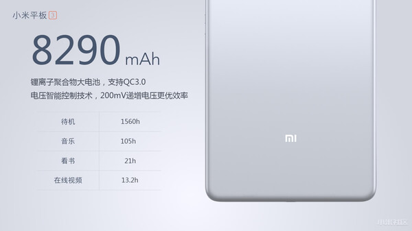 Mi Pad 3 станет первым большим планшетом от Xiaomi. Фото.