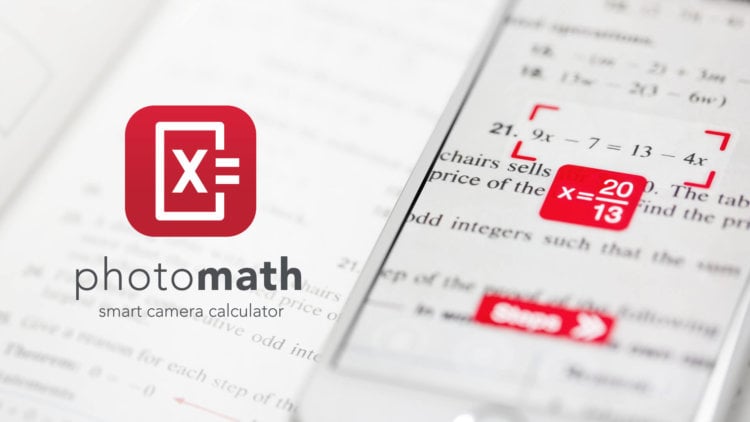 Photomath – гарантия хорошей оценки по математике. Фото.
