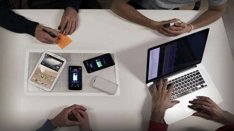 Одновременная беспроводная зарядка нескольких девайсов при помощи гаджета от Energysquare