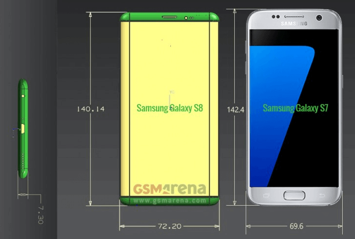 Насколько большими окажутся новые Galaxy S8? Фото.