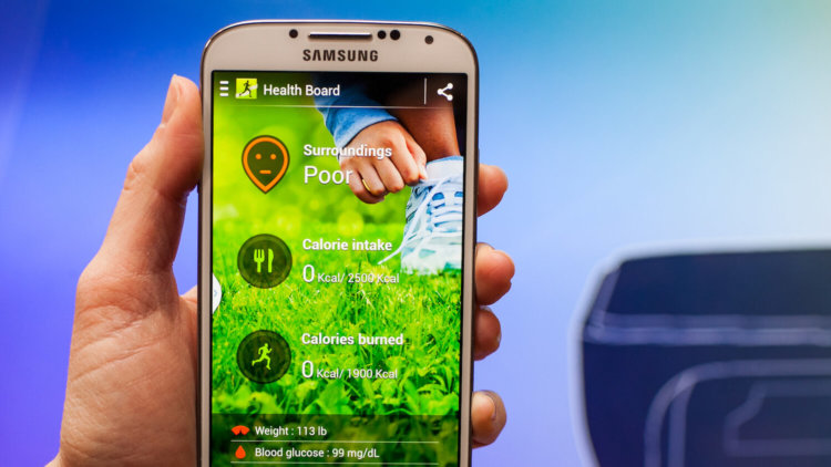 Чем удивит S Health в Samsung Galaxy S8? Фото.