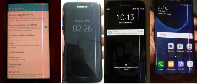 Владельцы Galaxy S7 Edge столкнулись с неожиданной проблемой. Фото.