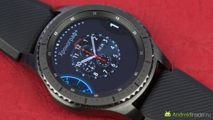Обзор Samsung Gear S3: почти механические смарт-часы. Фитнес. Фото.