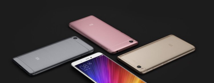 Лучшие смартфоны Xiaomi на начало 2017 года. Xiaomi Mi 5s. Фото.