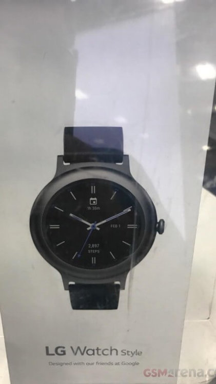 Как выглядит упаковка LG Watch Style? Фото.