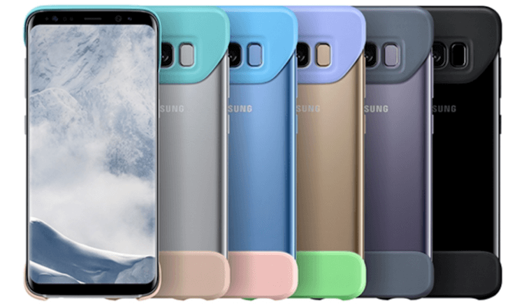 Samsung предлагает испортить Galaxy S8 ужасным чехлом. Фото.