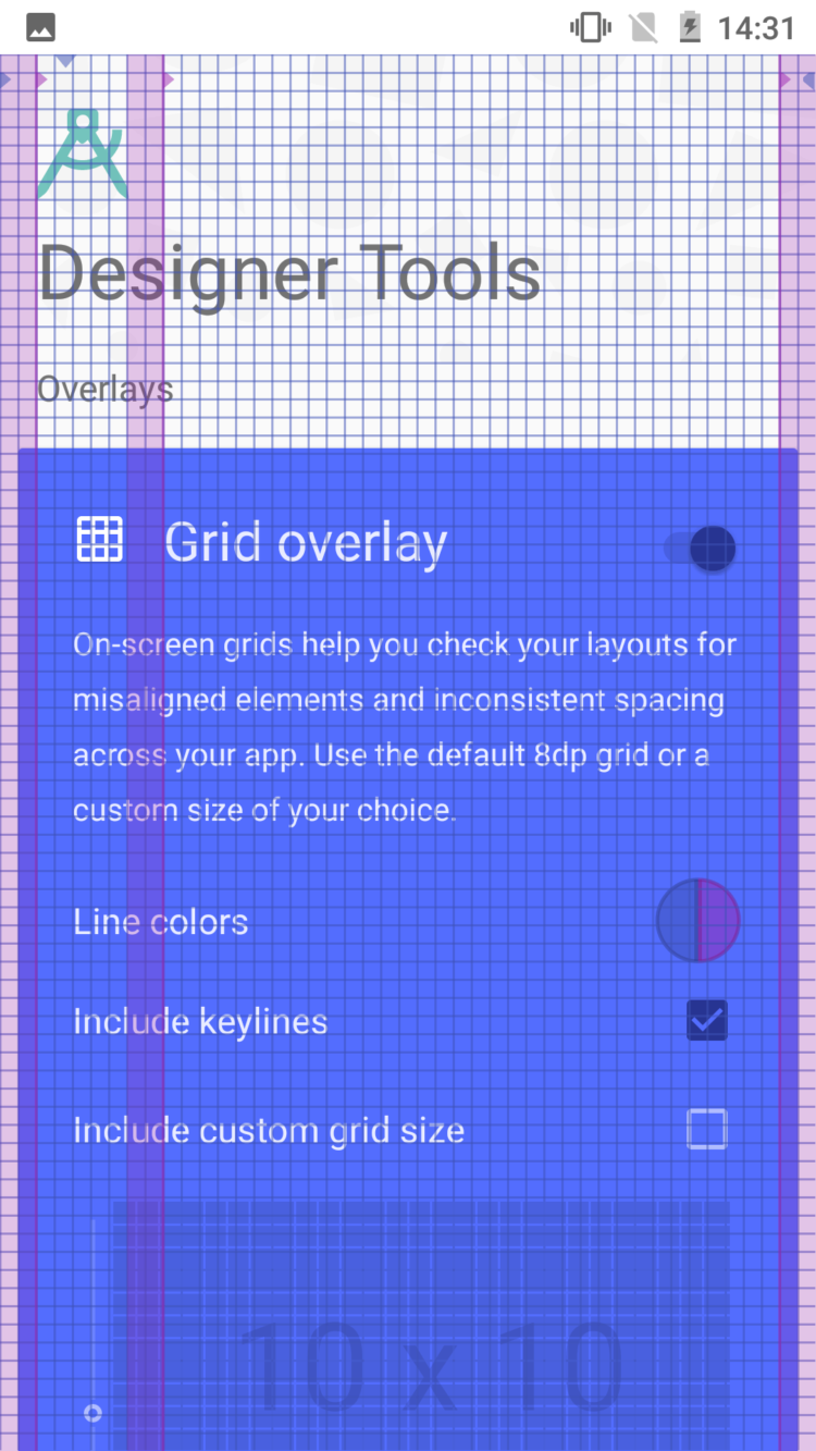 Designer Tools — инструменты дизайнера мобильных приложений. Фото.