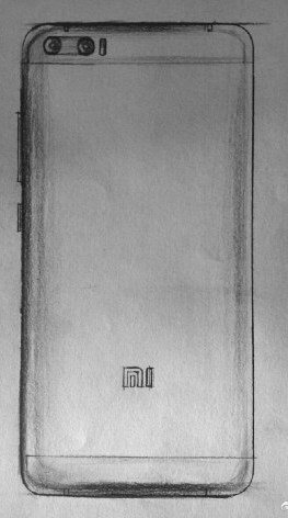О чём говорят эскизы Xiaomi Mi 6? Фото.
