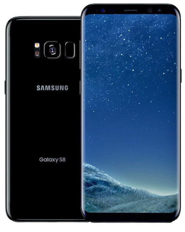 Samsung Galaxy S8 в цвете Jet Black копирует iPhone 7. Фото.
