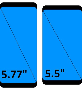 Изучаем нестандартное соотношение сторон дисплея Samsung Galaxy S8 и S8 Plus. Фото.
