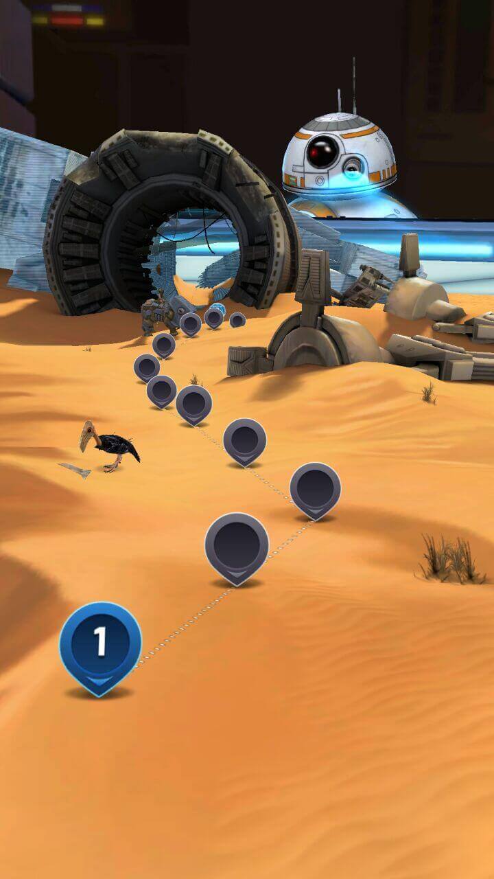 Звёздные Войны: Битвы Дроидов – головоломка о маленьком BB-8. Фото.