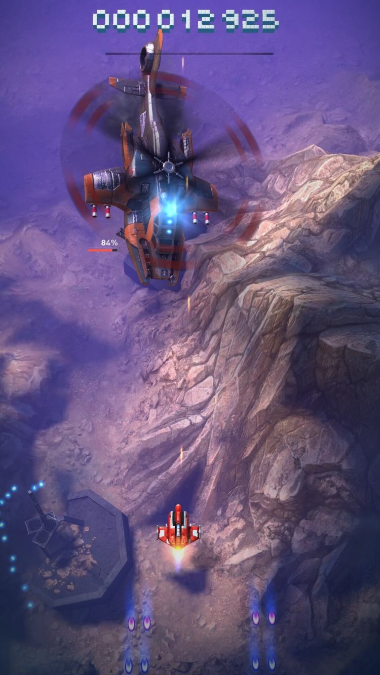 Sky Force Reloaded — потрясающий скролл-шутер. Фото.