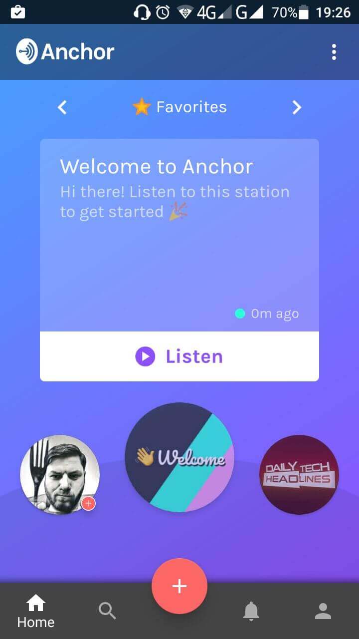 Anchor – действительно современное радио, где вы можете стать ведущим. Фото.