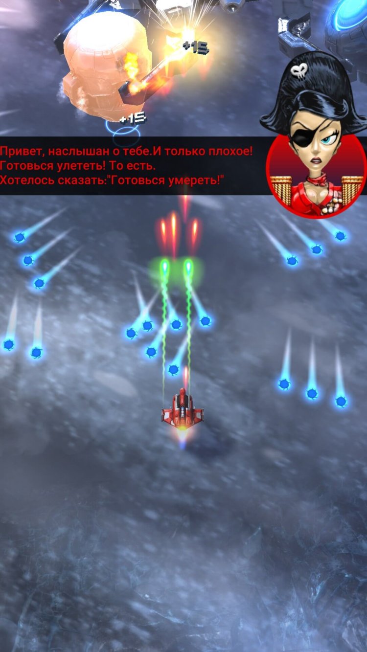 Sky Force Reloaded — потрясающий скролл-шутер. Фото.