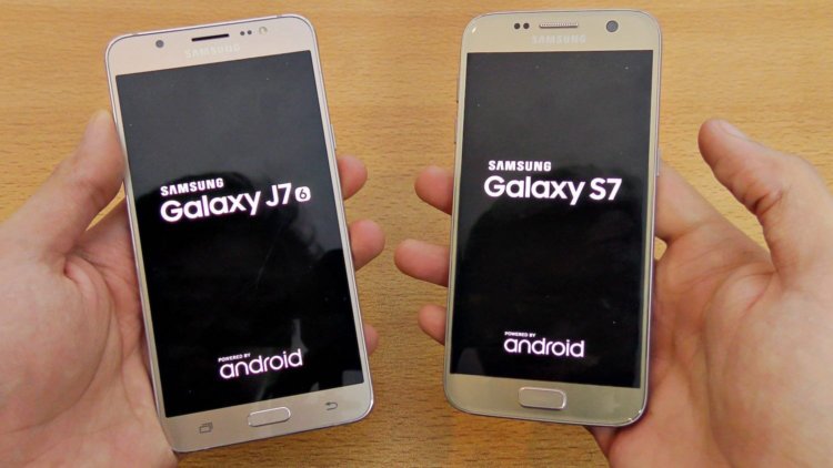 Новый Galaxy J7 напоминает Galaxy S7 edge. Фото.