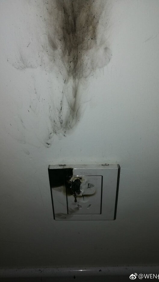 Huawei не берёт ответственность за воспламенение зарядки P10. Фото.