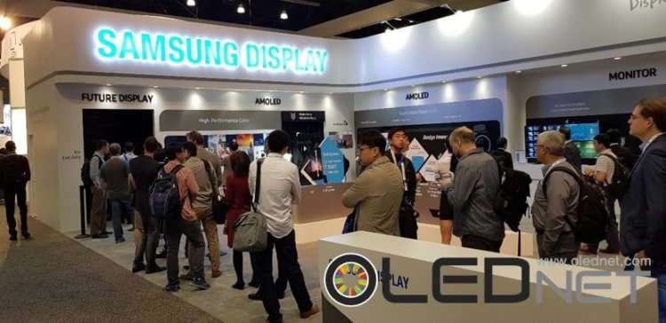 Samsung показала растягивающийся дисплей. Фото.