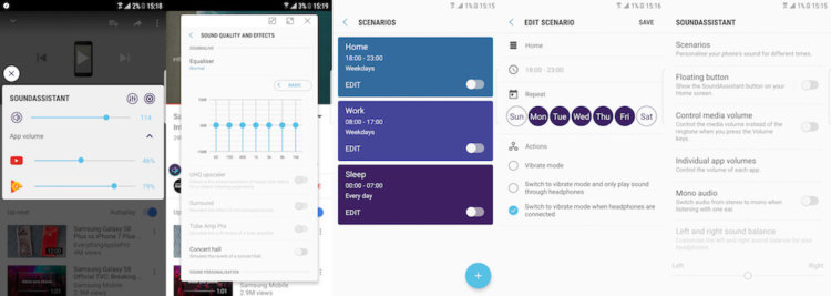 Samsung выпустила приложение SoundAssistant для улучшения звука в Galaxy. Фото.