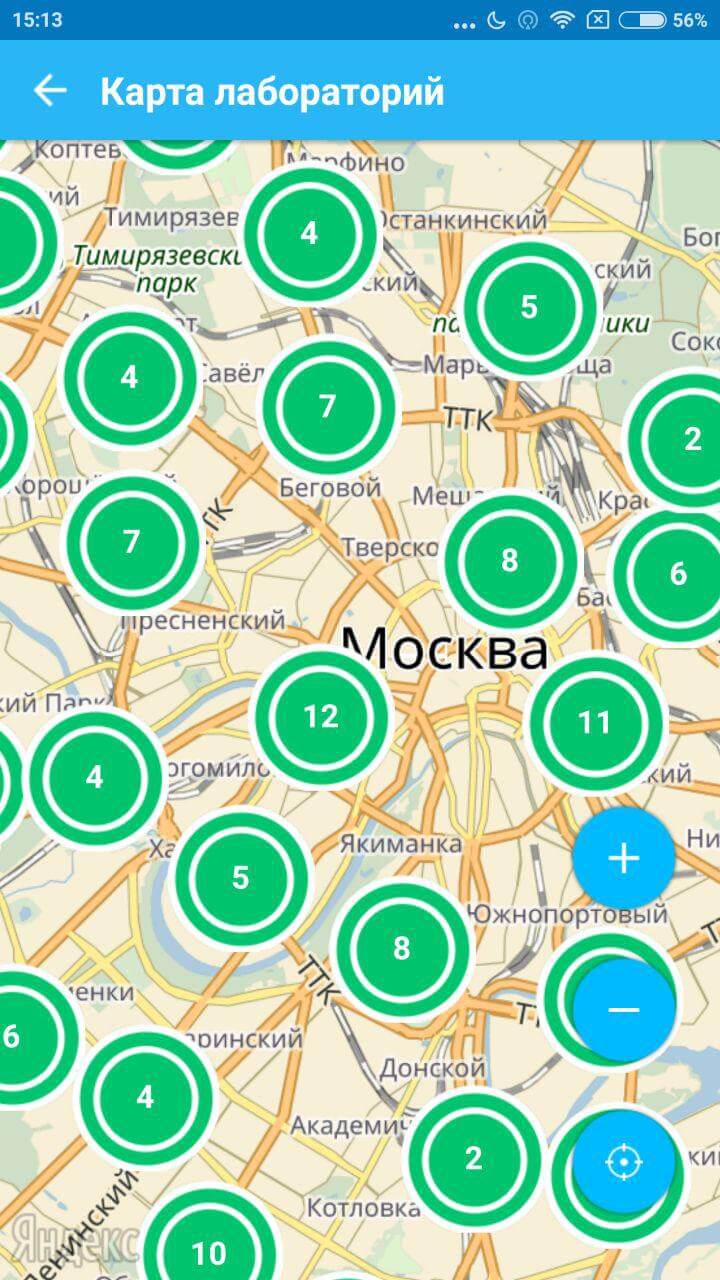 Анализы — удобный контроль состояния здоровья. Фото.