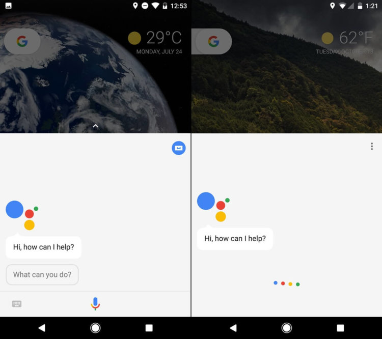 Android O и Android Nougat - визуальное сравнение