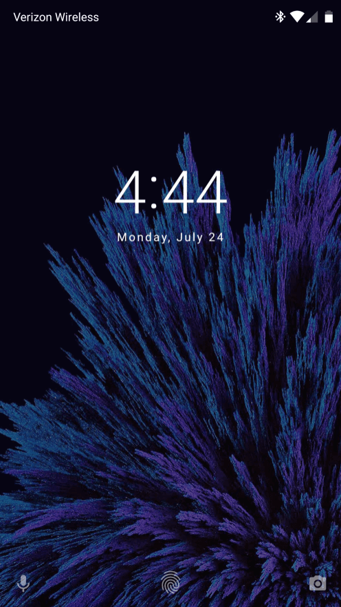 Что нового в Android O Developer Preview 4. Уменьшили текст на экране блокировки. Фото.